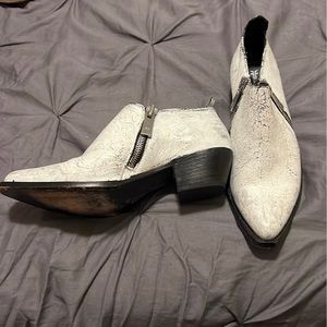 Beautiful custom Frye booties.